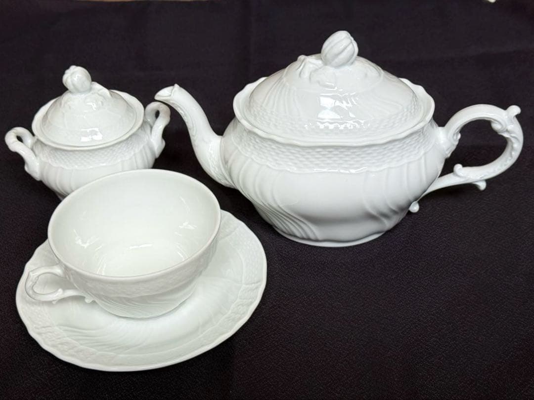 ベッキオホワイト ティーセット リチャードジノリ