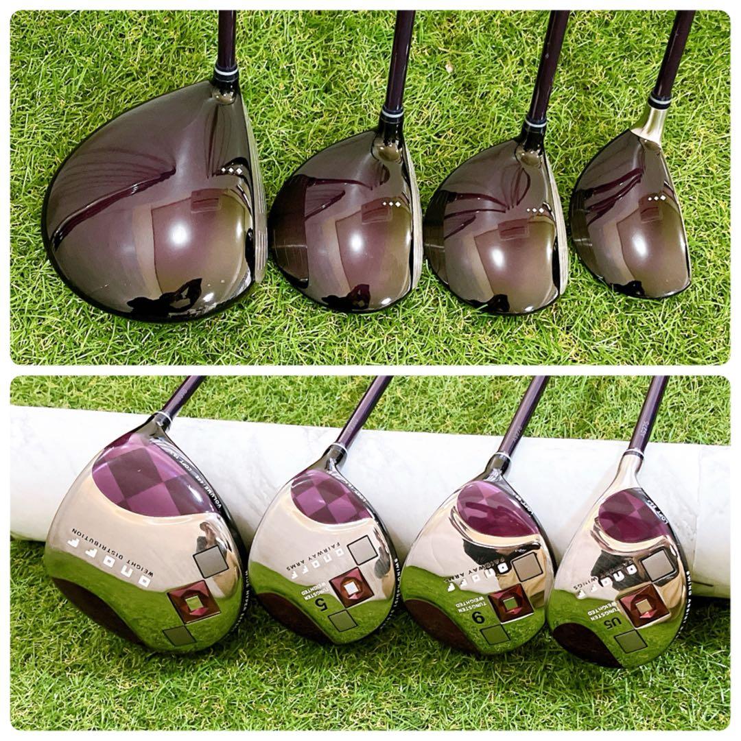 良品 ONOFF LP-414 オノフ レディースゴルフセット 初心者 右 L