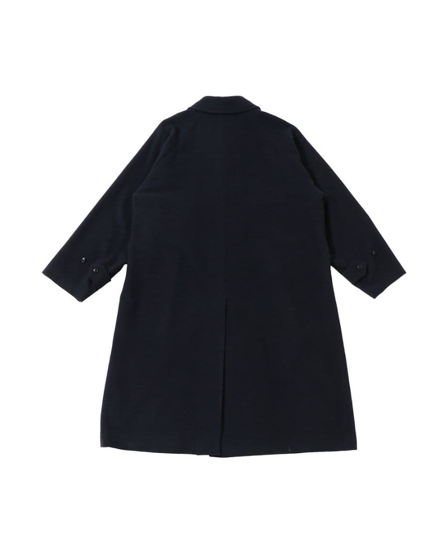 comoli　24AW カシミヤバルカラーコート　ネイビー