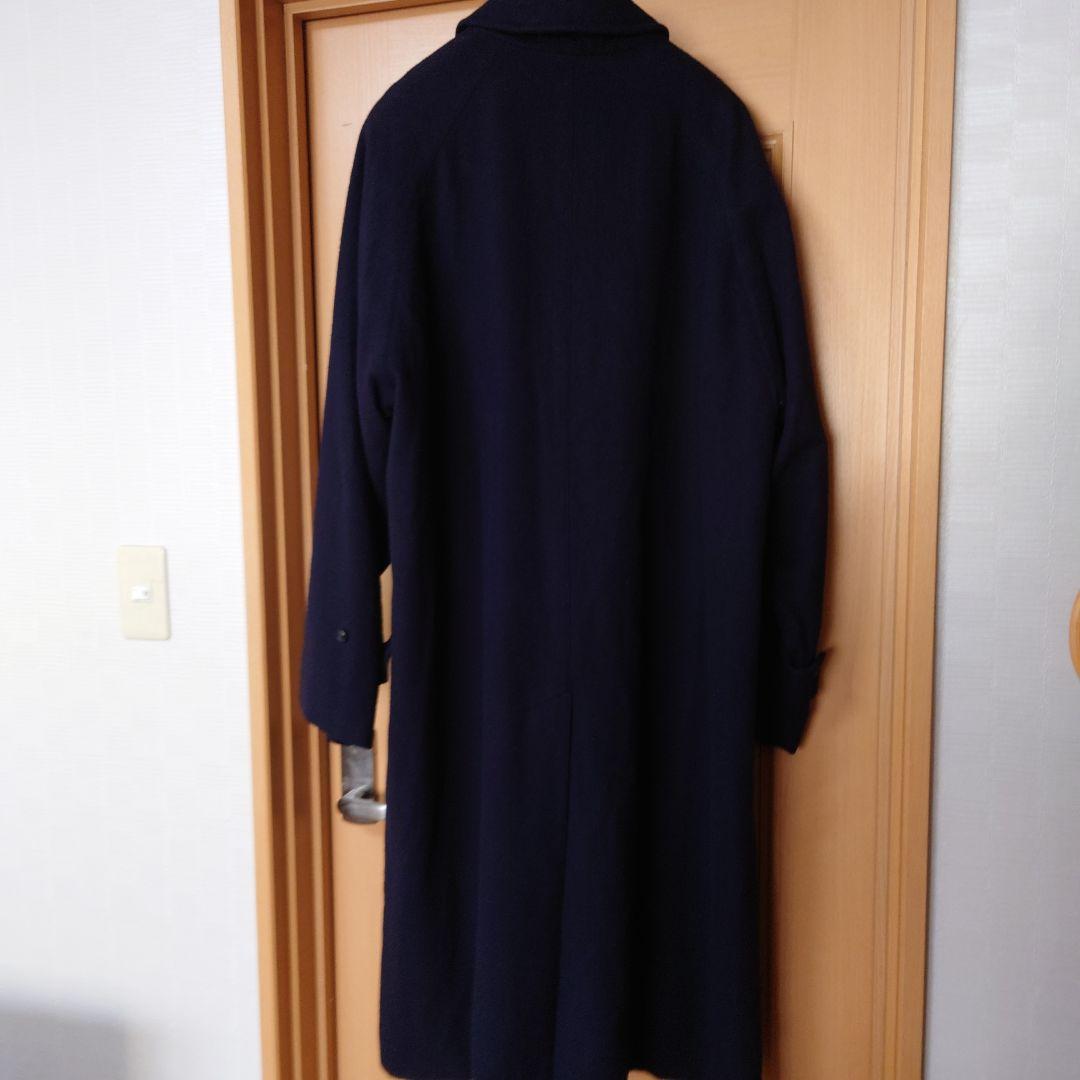 comoli　24AW カシミヤバルカラーコート　ネイビー