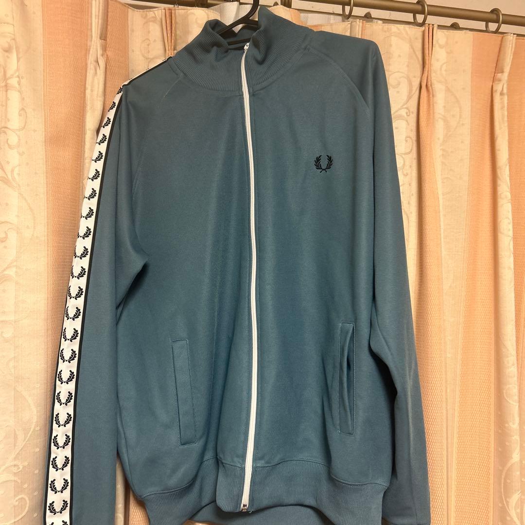 フレッドペリー ジップアップジャージ ブルー