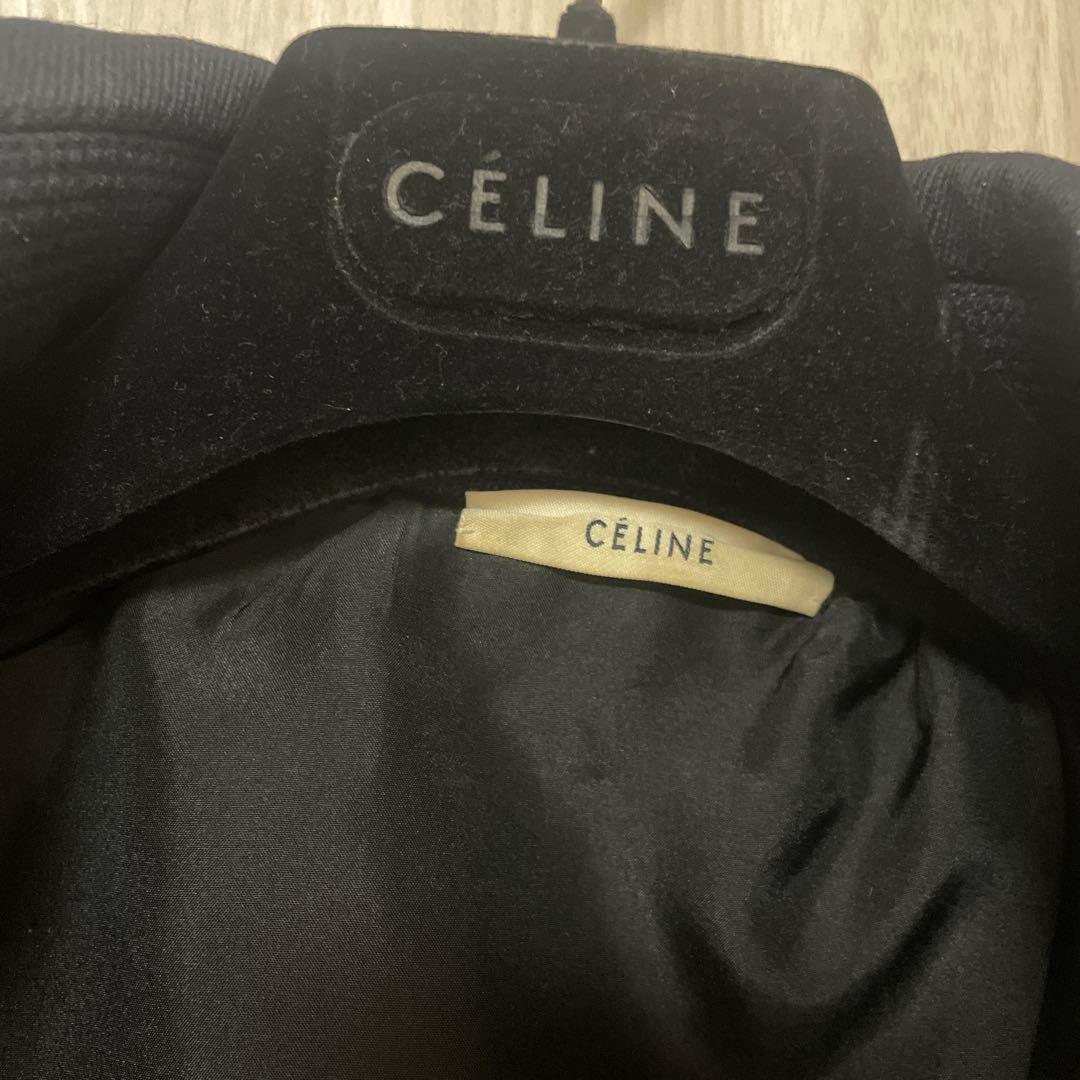 CÉLINE セリーヌ ネイビー ロングコート サイズ40