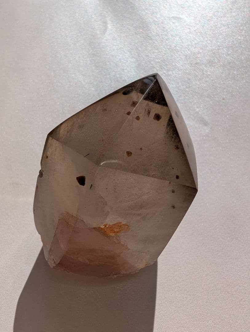 ガーネット イン クォーツ 磨き ポイント スモーキー