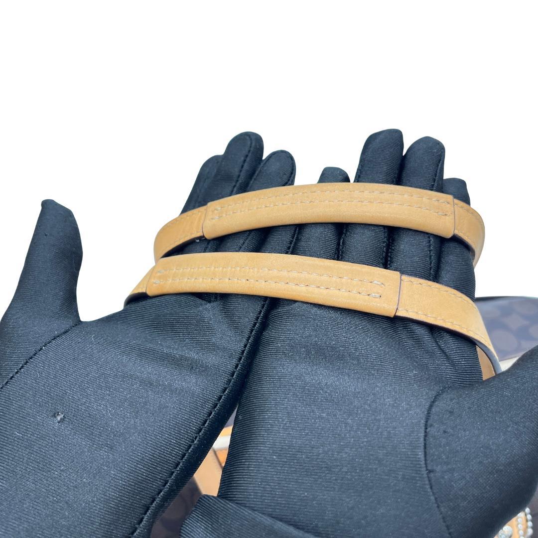 COACH シグネチャー柄 ボストンバッグ ブラウン×キャメル 大容量