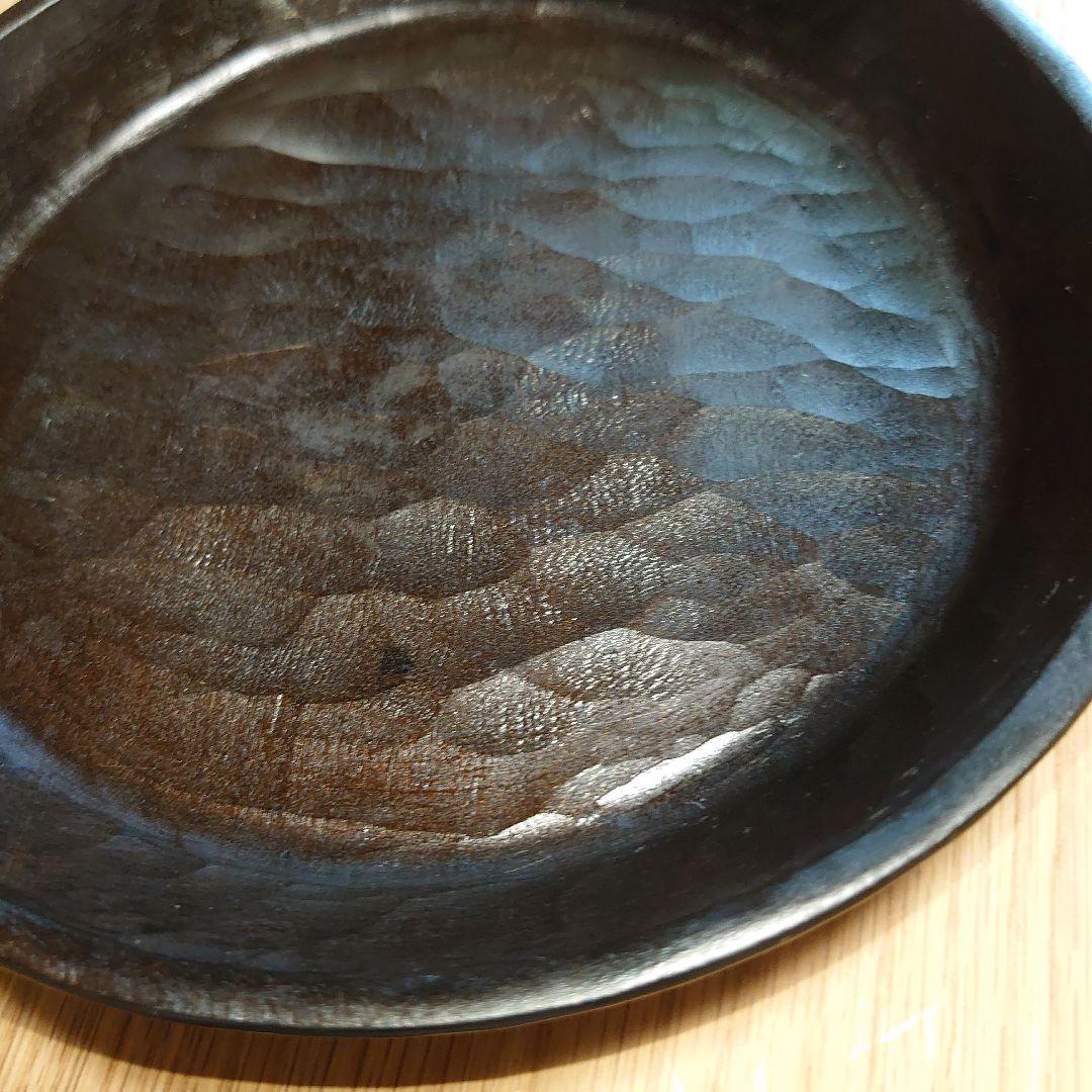 三谷龍二さん　黒漆皿　2客セット