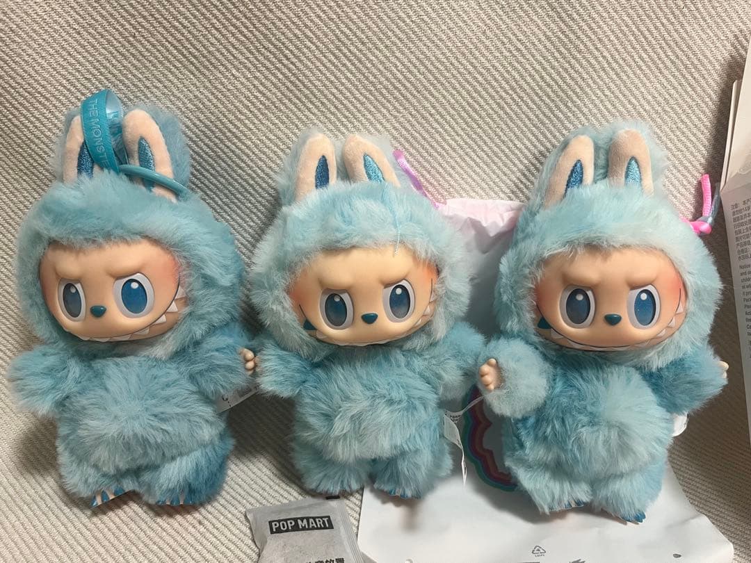 正規品 popmart ラブブ 紫 LUCK らぶぶ ブラックピンク