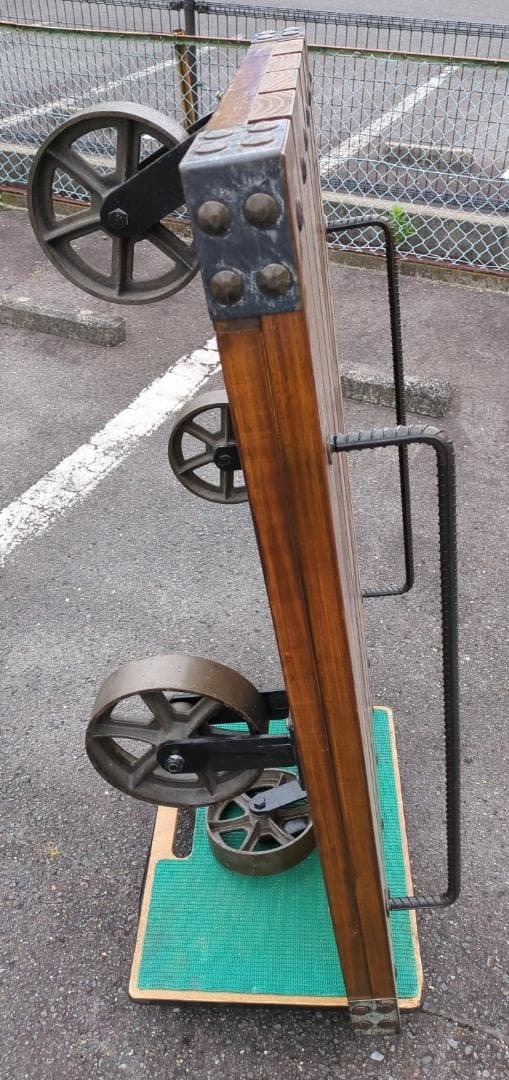 〈たのめる便・現状渡し〉トロリーテーブル ヴィンテージ風