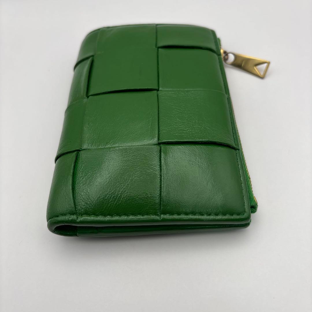◆正規品◆現行ボッテガ・ヴェネタカセット ミディアム 二つ折りウォレット