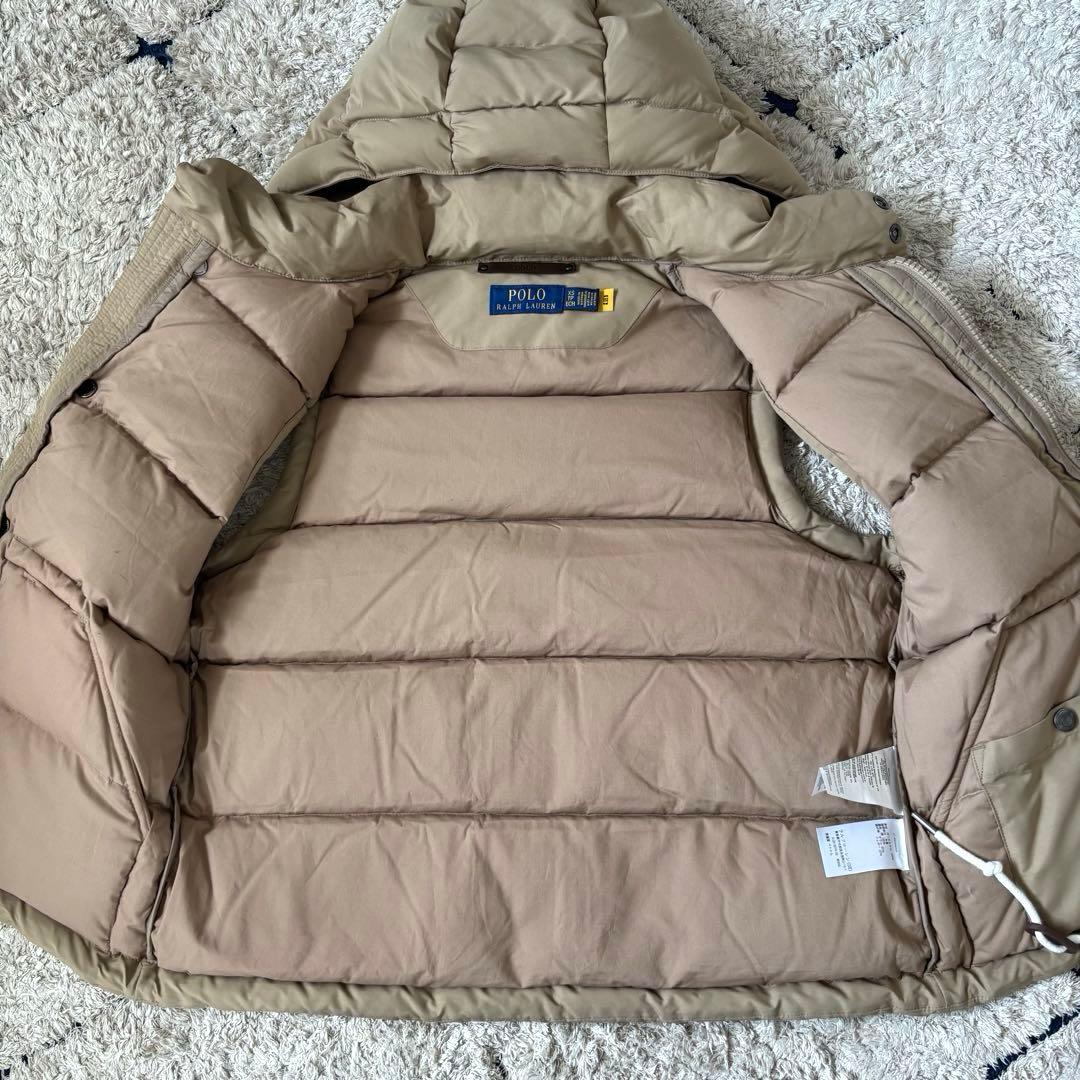 【極美品✨】ポロラルフローレン　ダウンベスト　フード　現行タグ　ポニー刺繍　XS