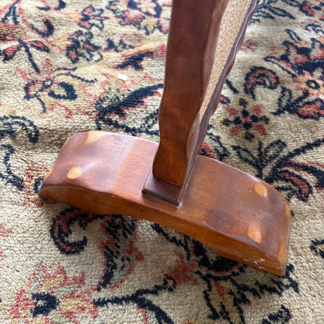 衝立　ファイヤースクリーン　昭　木製　レトロ　間仕切り　パーテーション