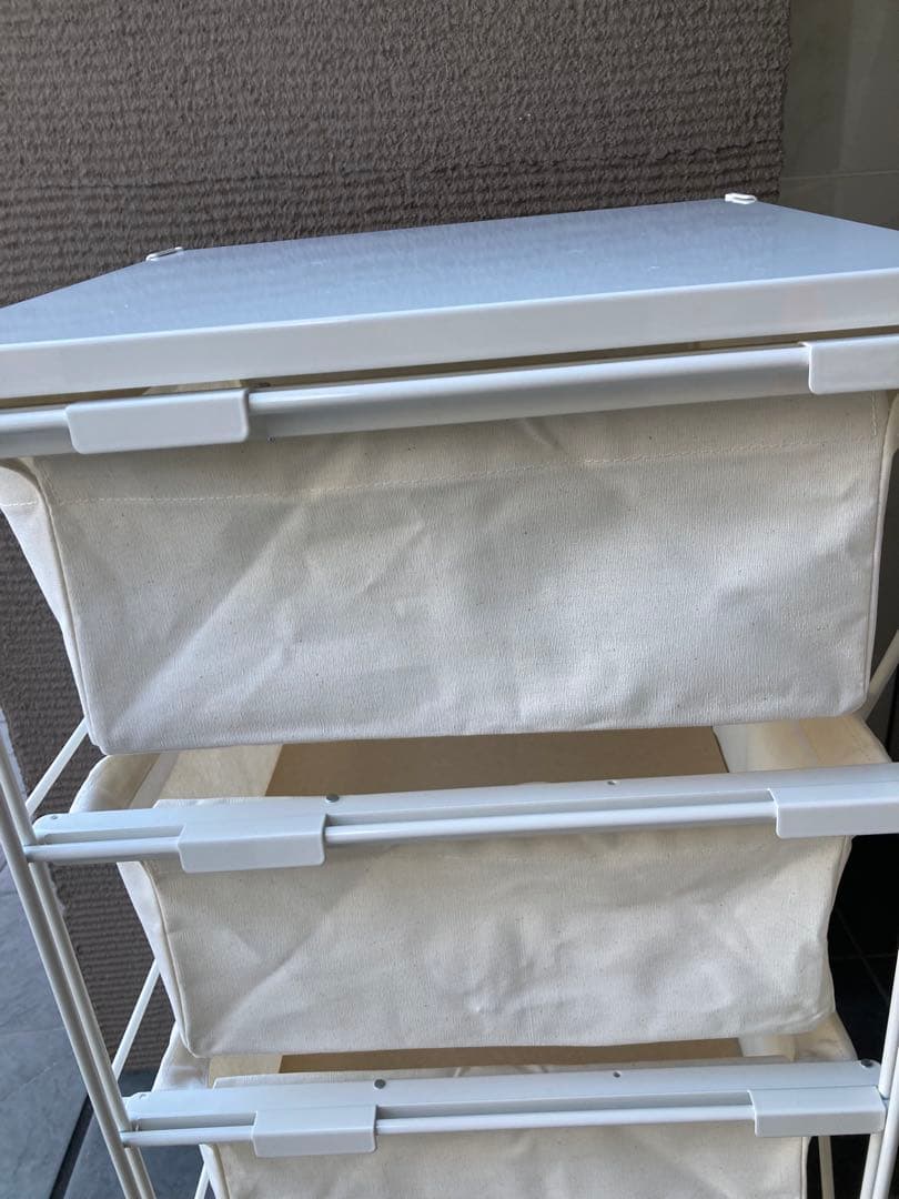 無印良品　スチール　収納　引き出し　帆布　ユニットシェルフ　取扱説明書付き