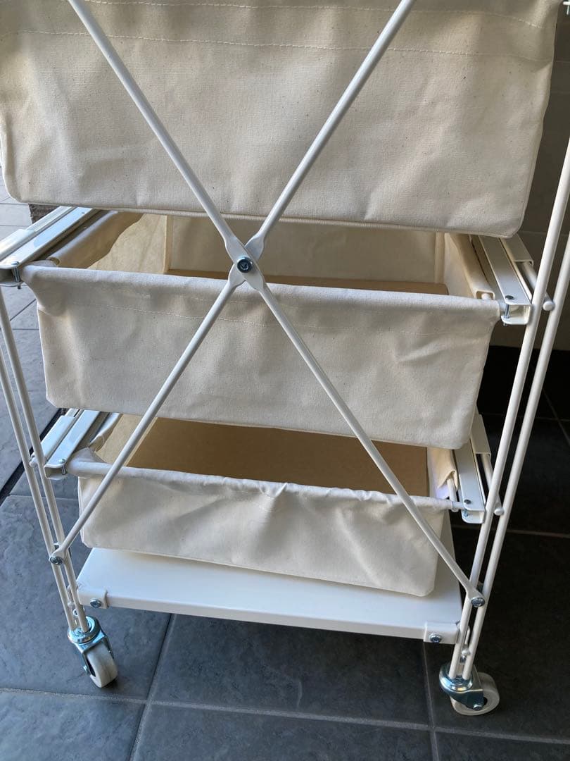 無印良品　スチール　収納　引き出し　帆布　ユニットシェルフ　取扱説明書付き