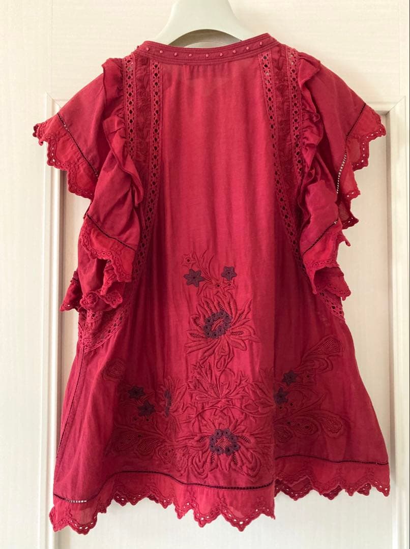 週末お値下げ ★sea new york フリル　エンブロイダリー　ブラウス