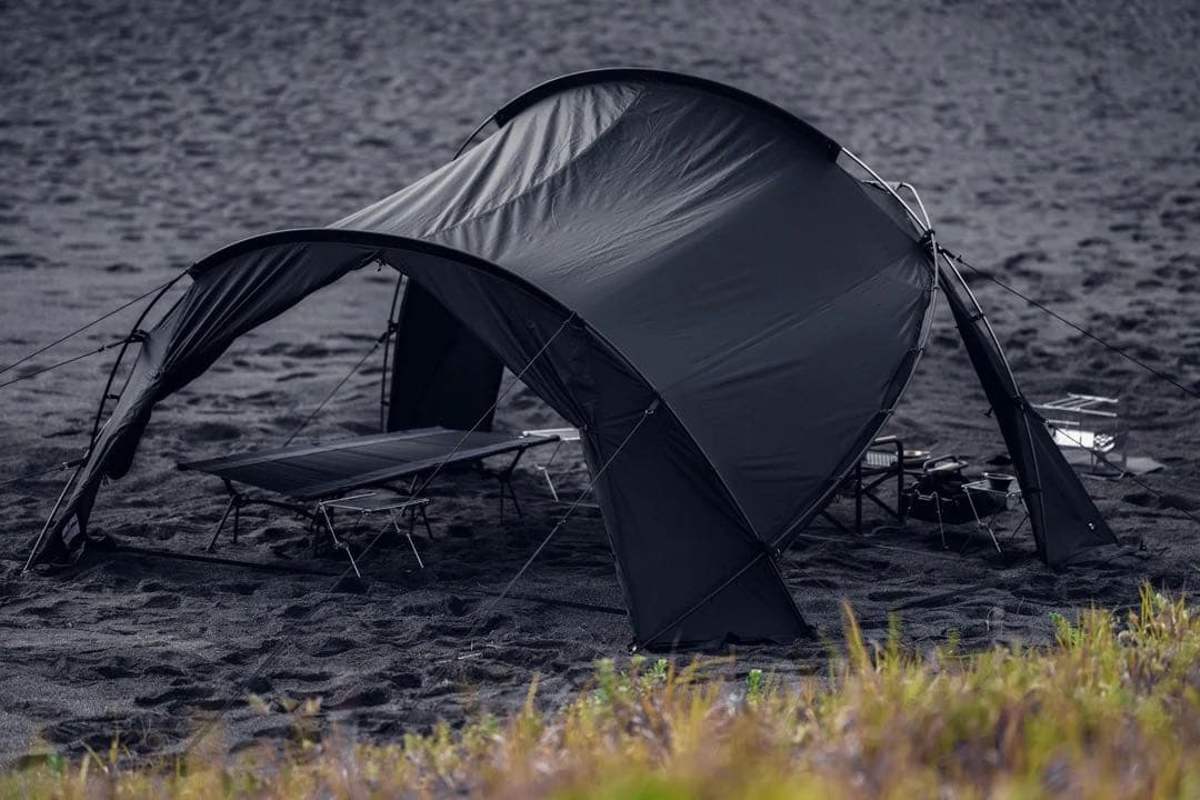 TOKYO CRAFTS 東京クラフト　テンビシェルター　ブラック　ルーフ付き