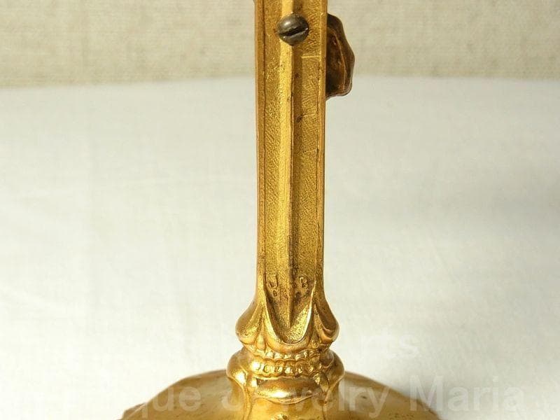 c1588 アール・ヌーヴォー アメリカ アンティーク 自立クロス 16.5cm