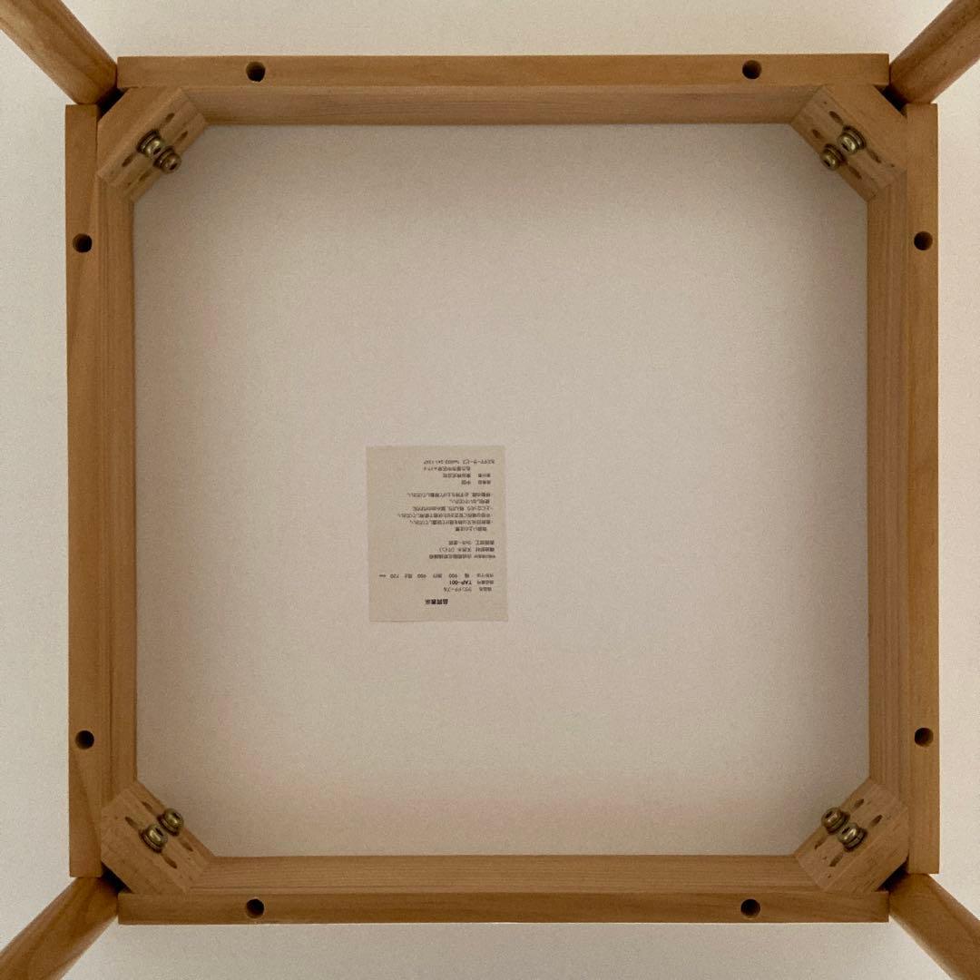 AZUMAYA ラウンドテーブル TAP-001WH ホワイト