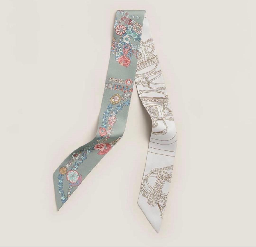 Hermèsツイリー ブリッドドゥガラアンフルール