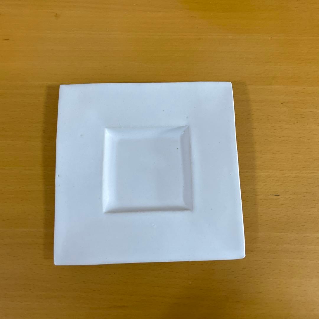 安藤政信　白磁皿2枚　値下げしました！