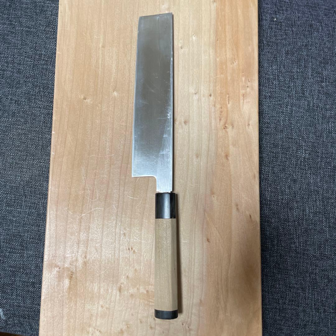越後一鉄刃物白鋼薄刃江戸型7.5寸