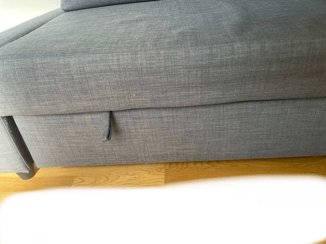 フリーヘーテン グレー IKEA ソファベッド ダブルベッド