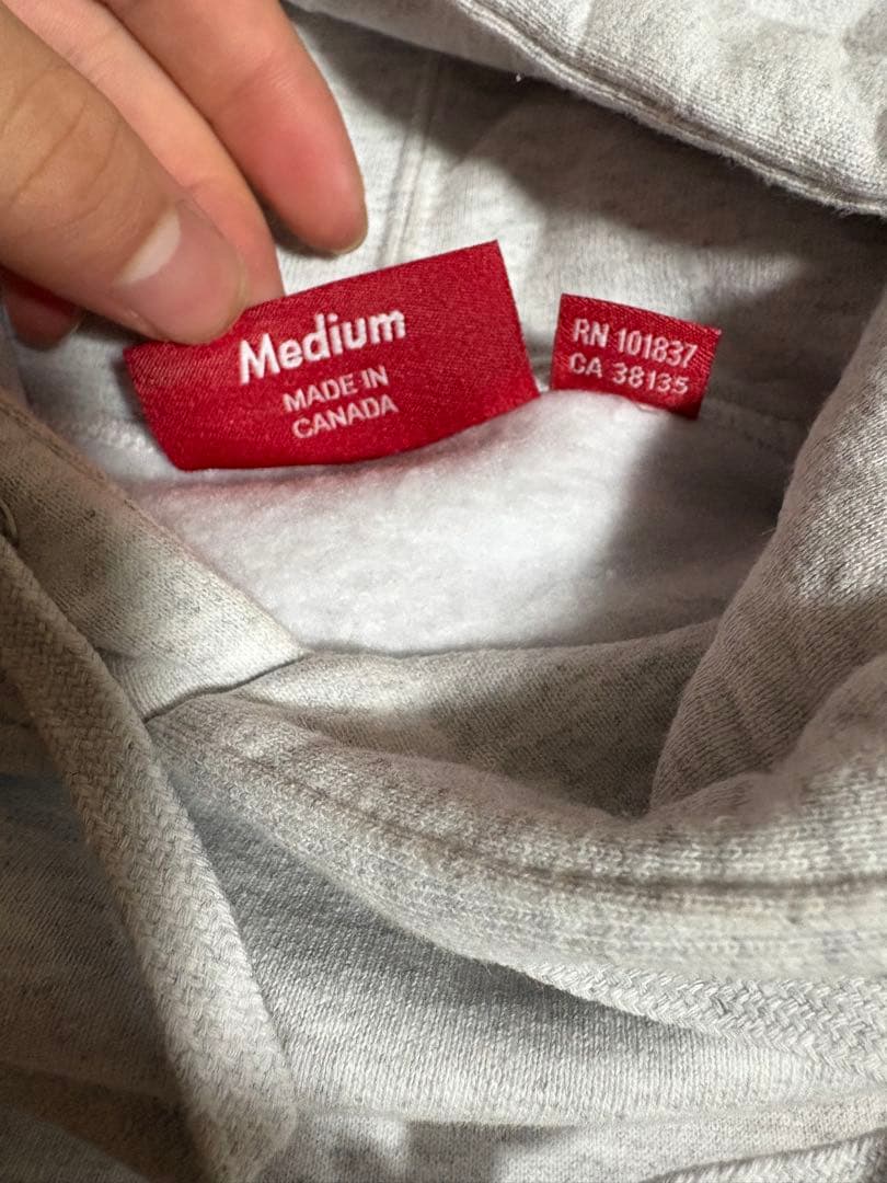 Supreme small box logo パーカー