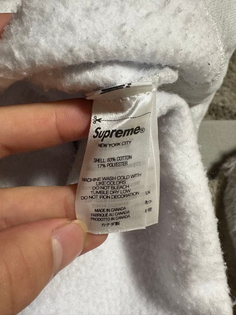 Supreme small box logo パーカー
