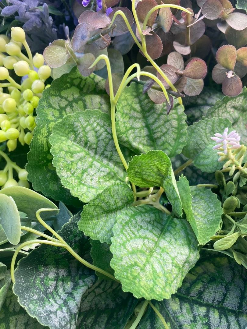 光触媒　人工観葉植物　ウォールグリーン　フェイクグリーン　壁掛け　4575@