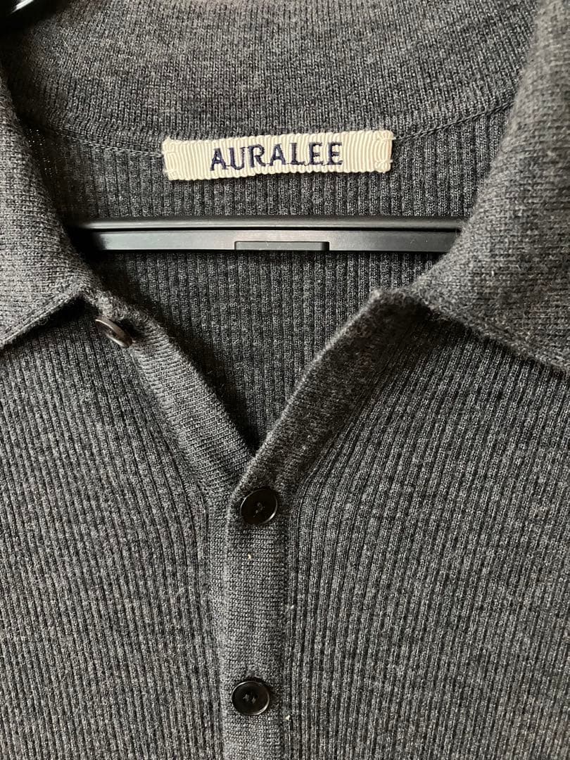 AURALEE オーラリー　スーパーファインウールリブニット