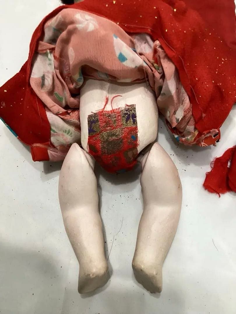 市松人形 赤ちゃん　ビスクドール　大正・昭和　アンティーク人形2体セット