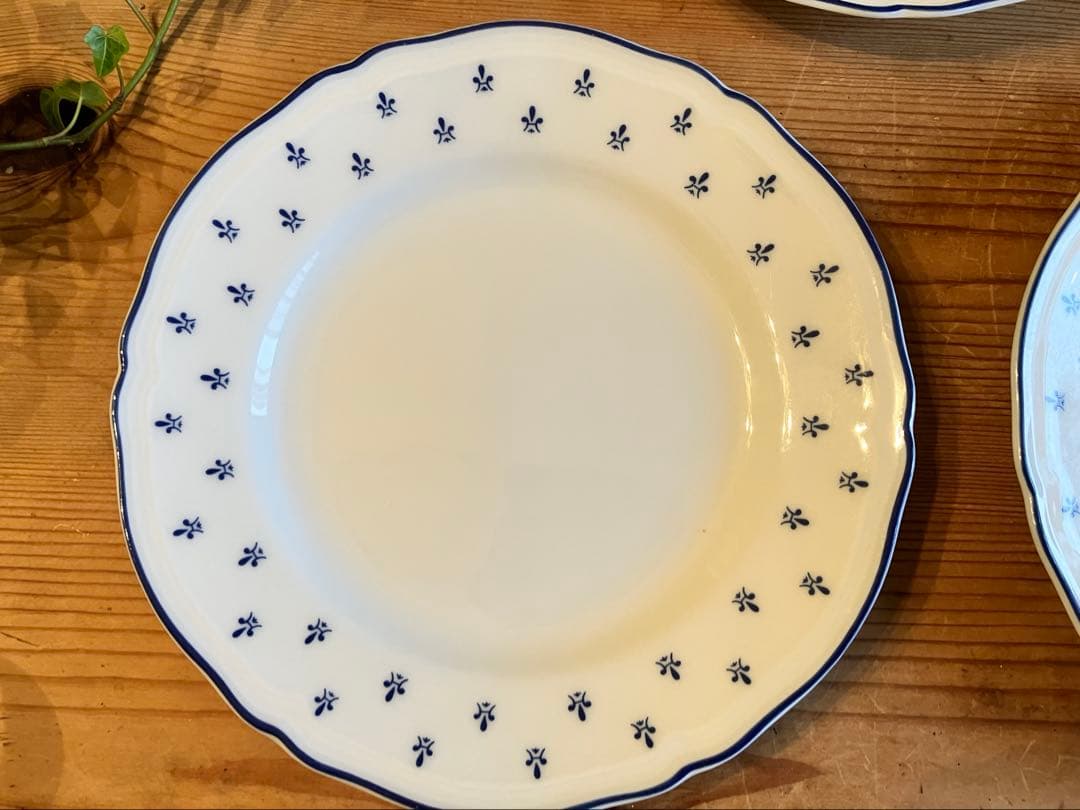 ジノリ　アンティコロイヤルブルー　17プレート×5