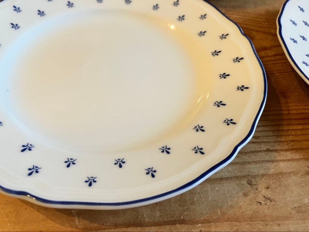 ジノリ　アンティコロイヤルブルー　17プレート×5