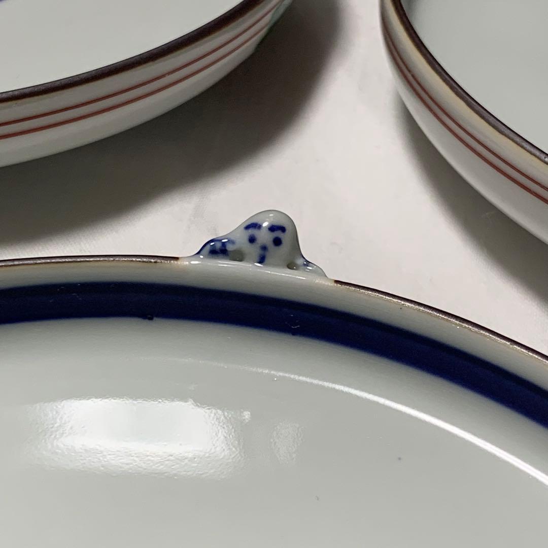 京焼 清水焼 二方花一閑人 銘々皿 5枚組 未使用