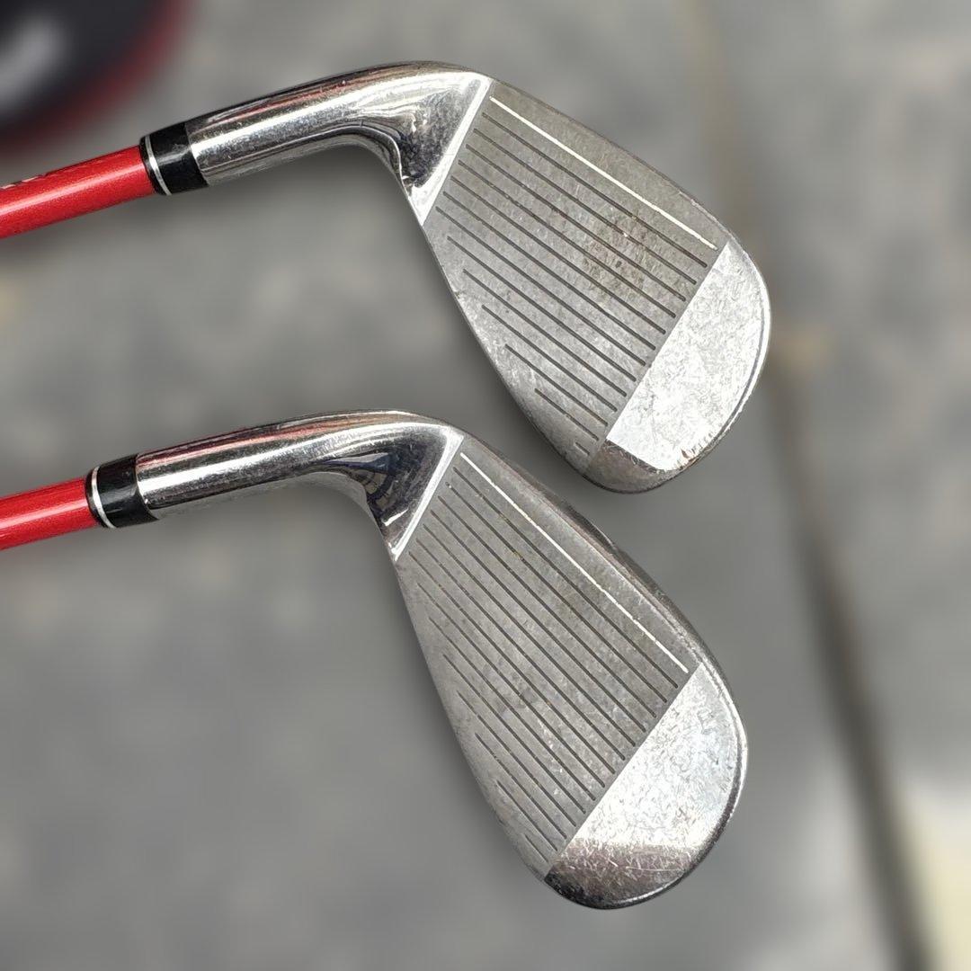 BRIDGESTONE GOLF キャディバッグ クラブセット レッド ジュニア