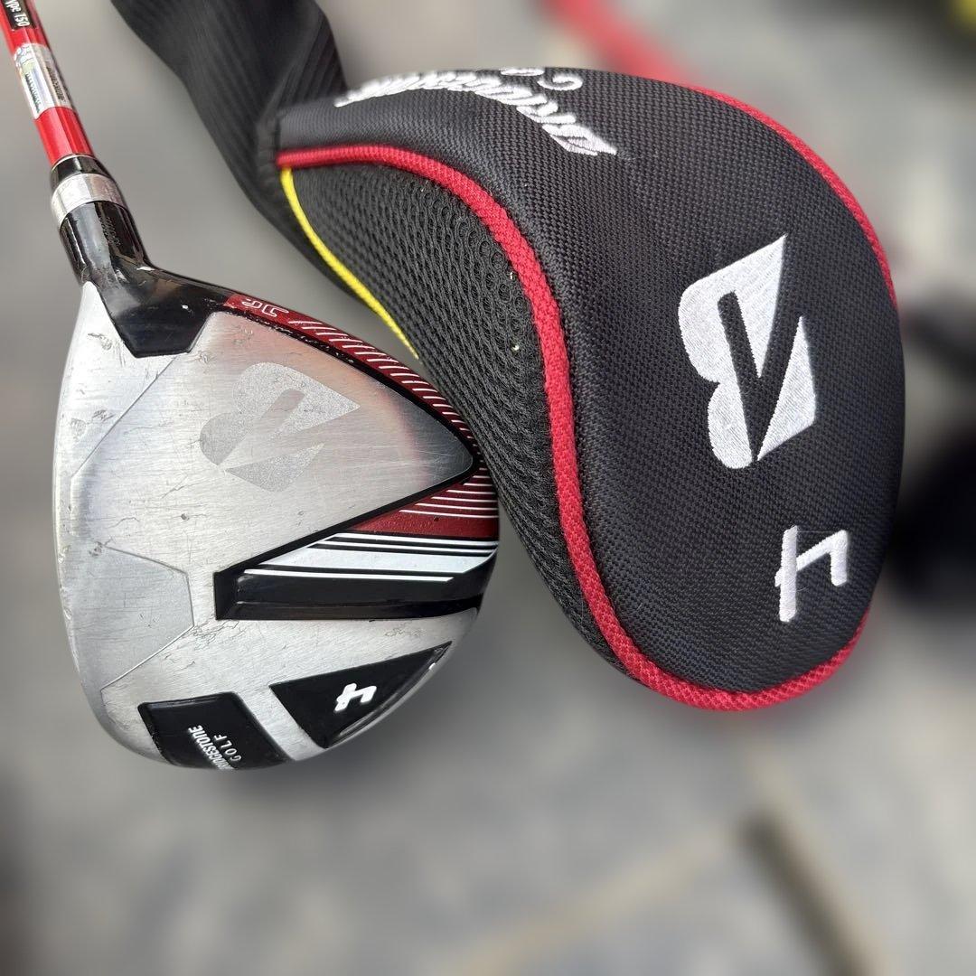 BRIDGESTONE GOLF キャディバッグ クラブセット レッド ジュニア