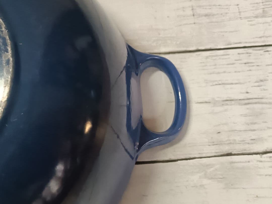 ルクルーゼ　26cm　マルミット　コバルトブルー　LE CREUSET