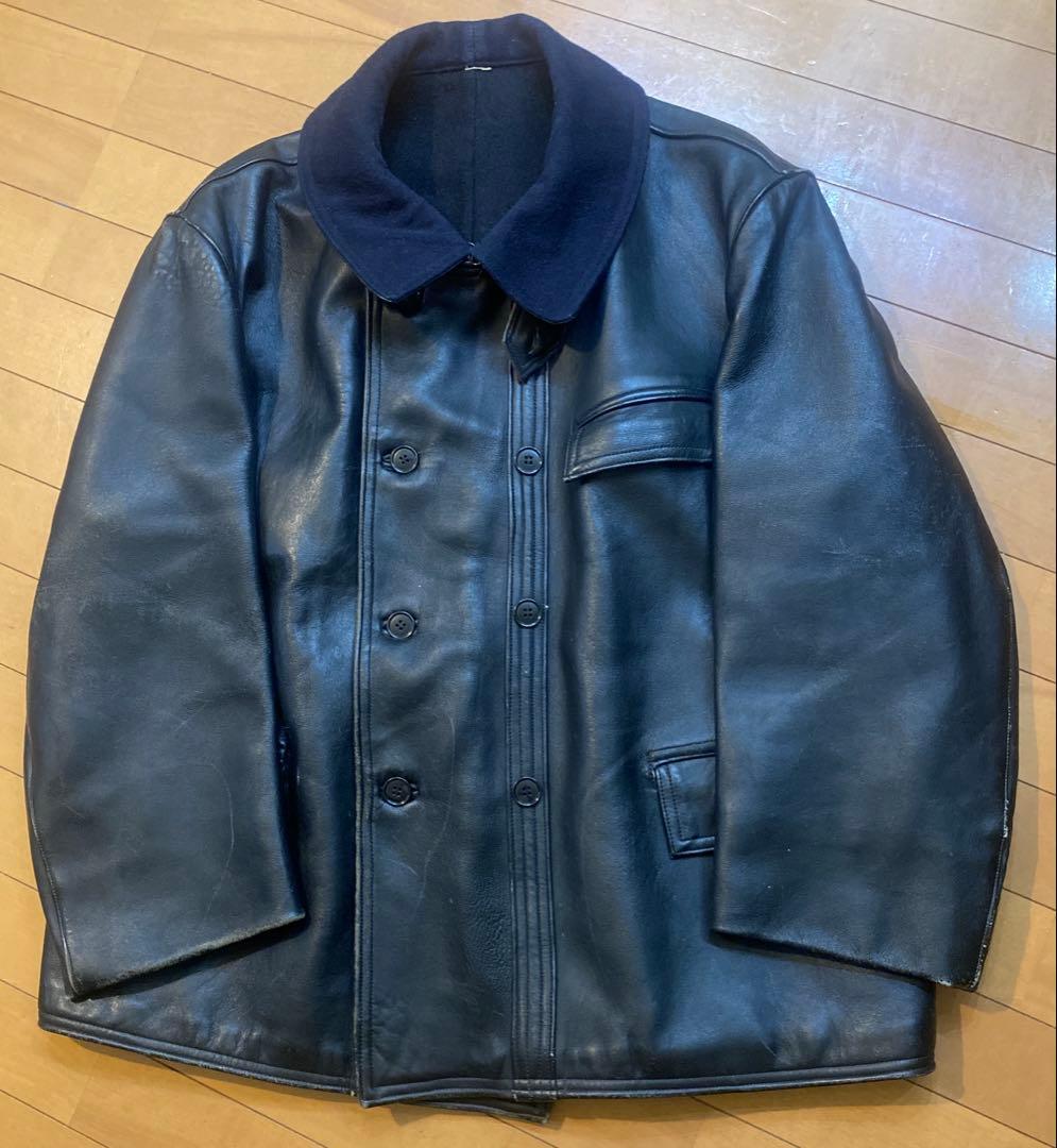 猫*様 50s〜 コルビジェジャケット ウール襟 フレンチ vintage