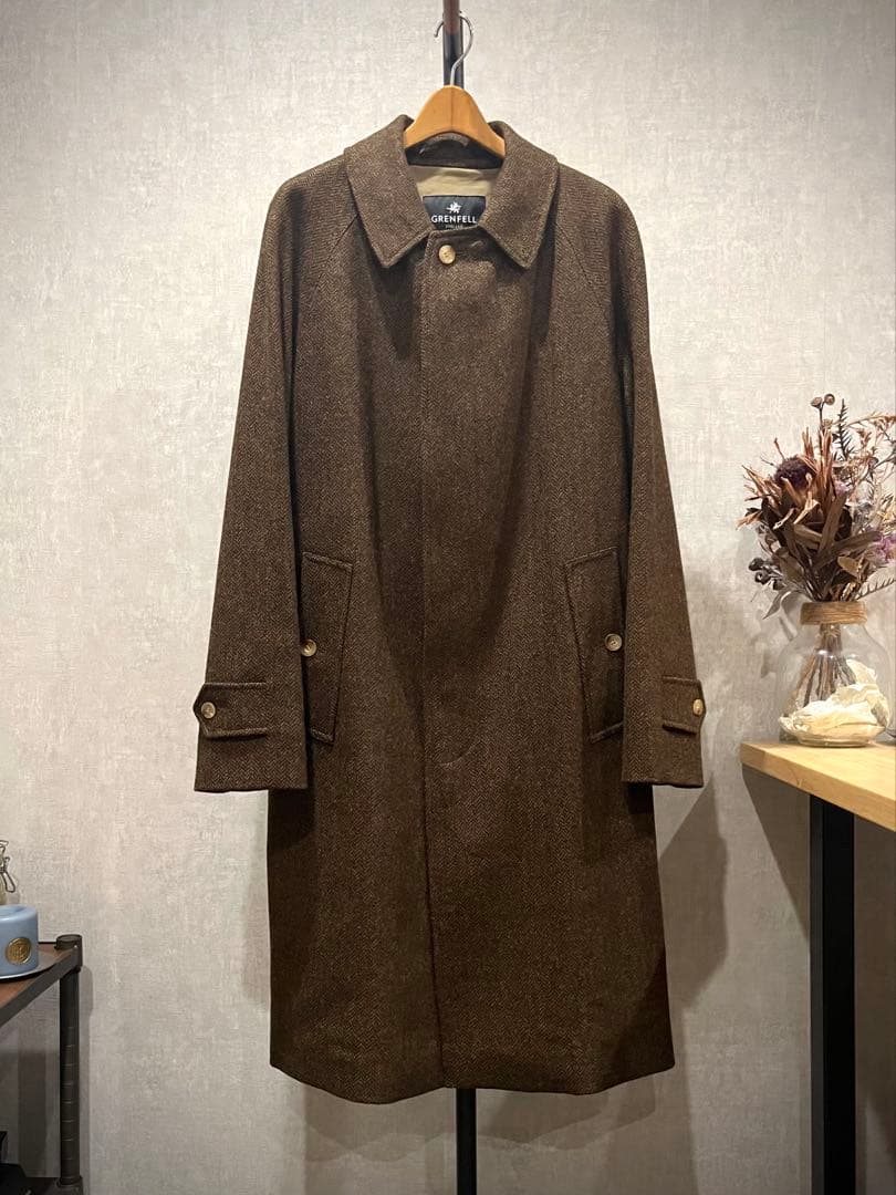 極美品 Beams F別注 Grenfell グレンフェル キャンベル コート