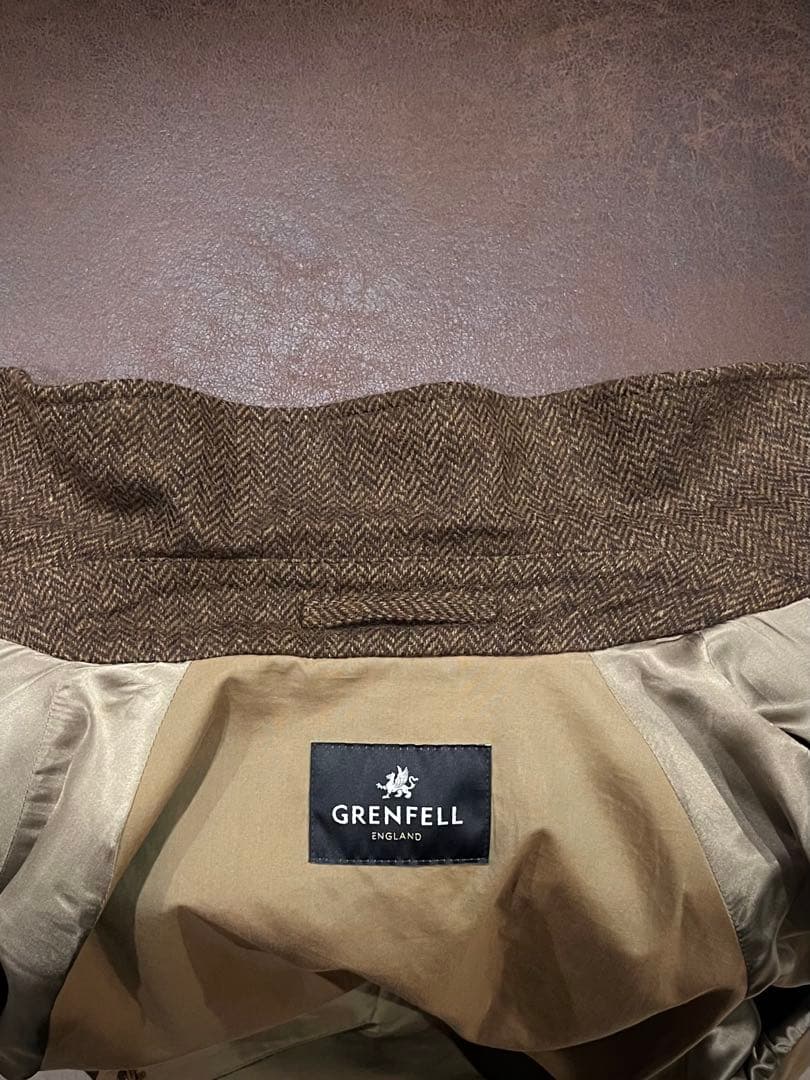 極美品 Beams F別注 Grenfell グレンフェル キャンベル コート