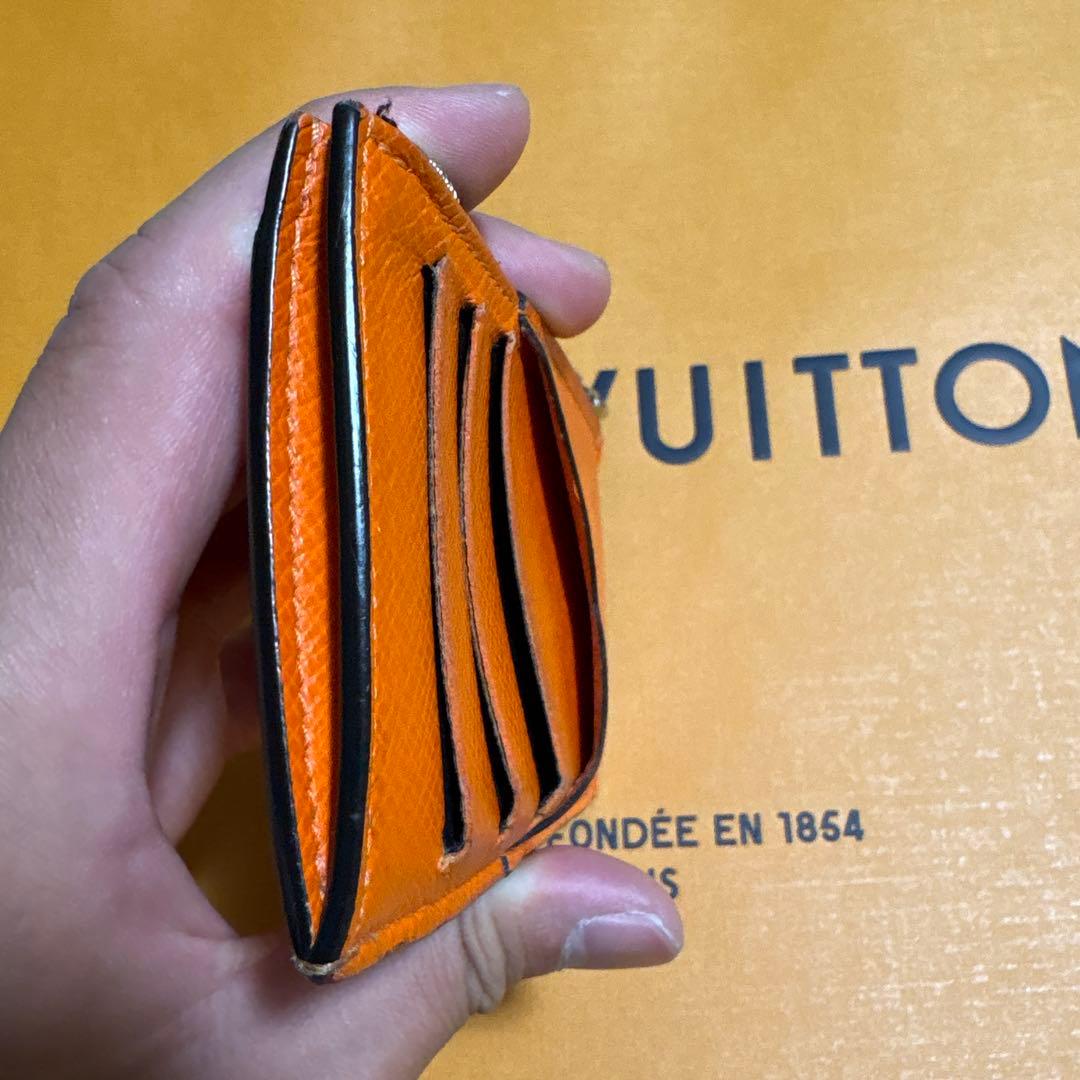 ルイヴィトン カードホルダー ボルケーノオレンジ M30465