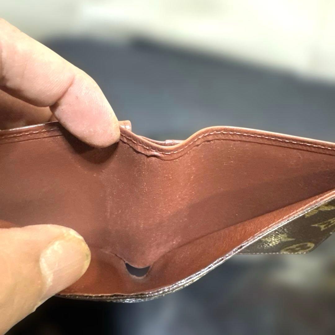 ⑩☆優良品☆モノグラム♪マルコ☆2つ折り財布★ポケットあり