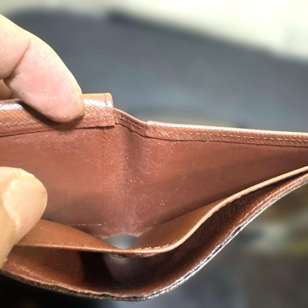 ⑩☆優良品☆モノグラム♪マルコ☆2つ折り財布★ポケットあり