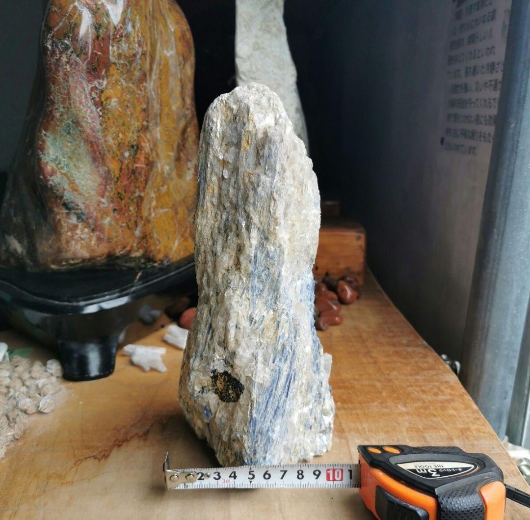 カイヤナイト　3.2キロ　鑑賞石　石 置物　オブジェ　インテリア