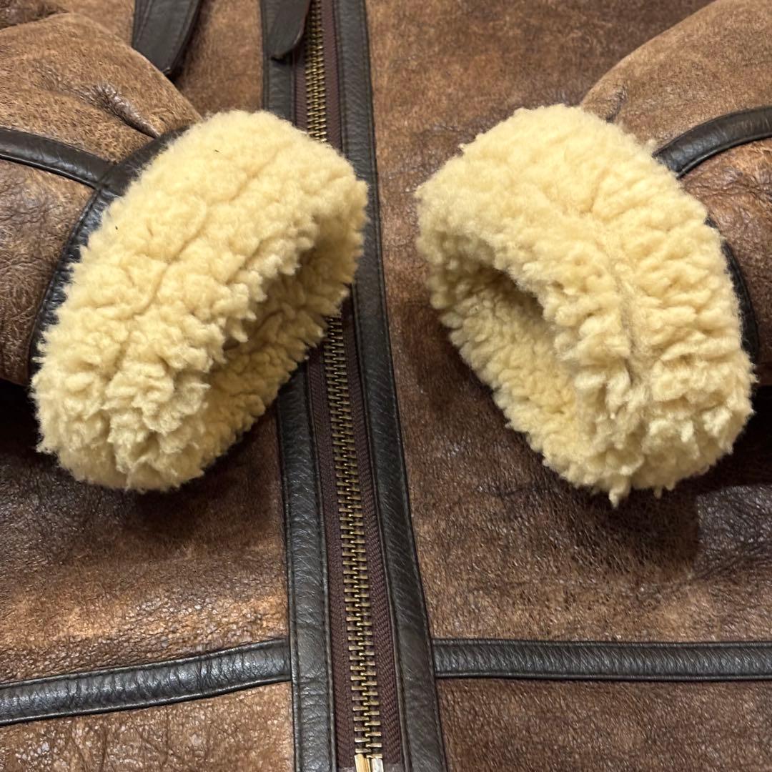 POTTAR ポッター　B-3 フライトジャケット　ムートン　短丈　肉厚　極暖