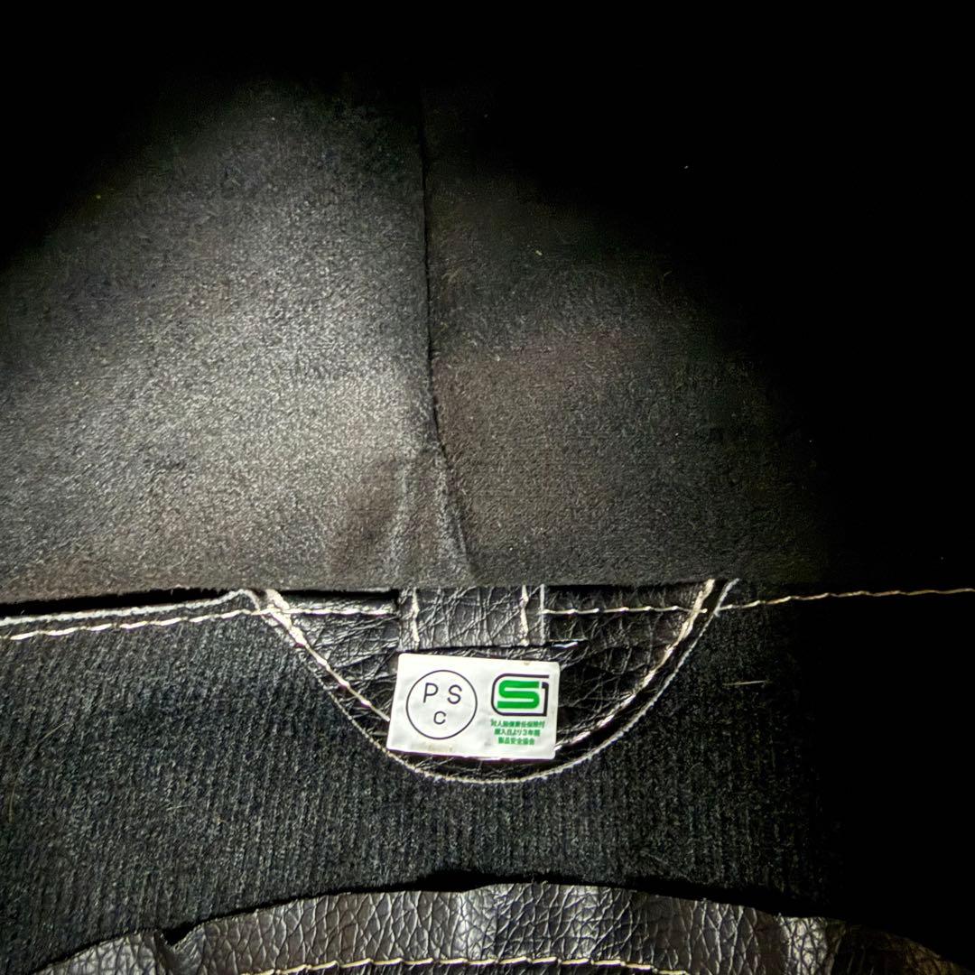 ショーティー ポリヘル ポリスヘルメット 半ヘル フレイムス エイジング加工