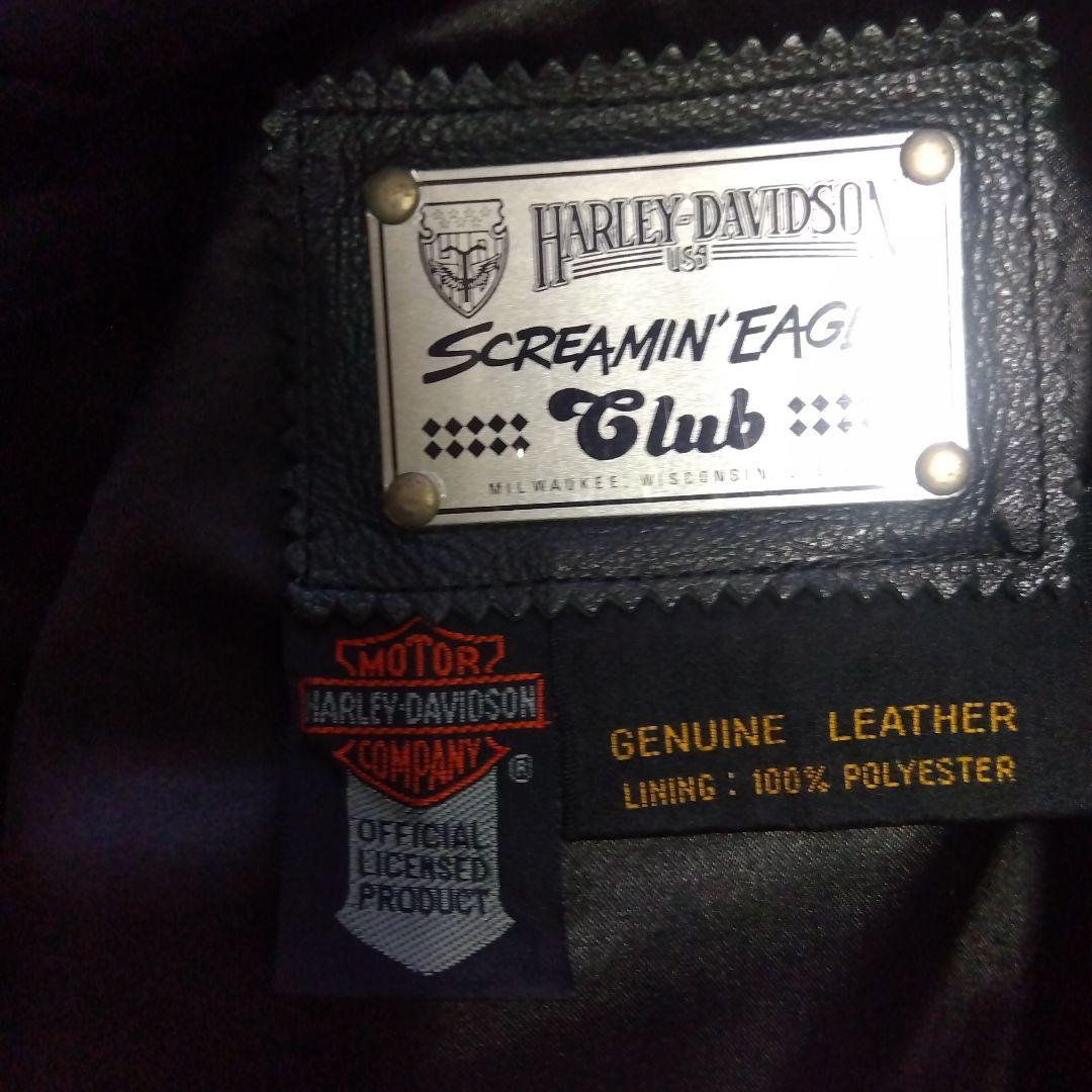 38inch ヴィンテージ ハーレーダビッドソン シングル ライダースジャケット