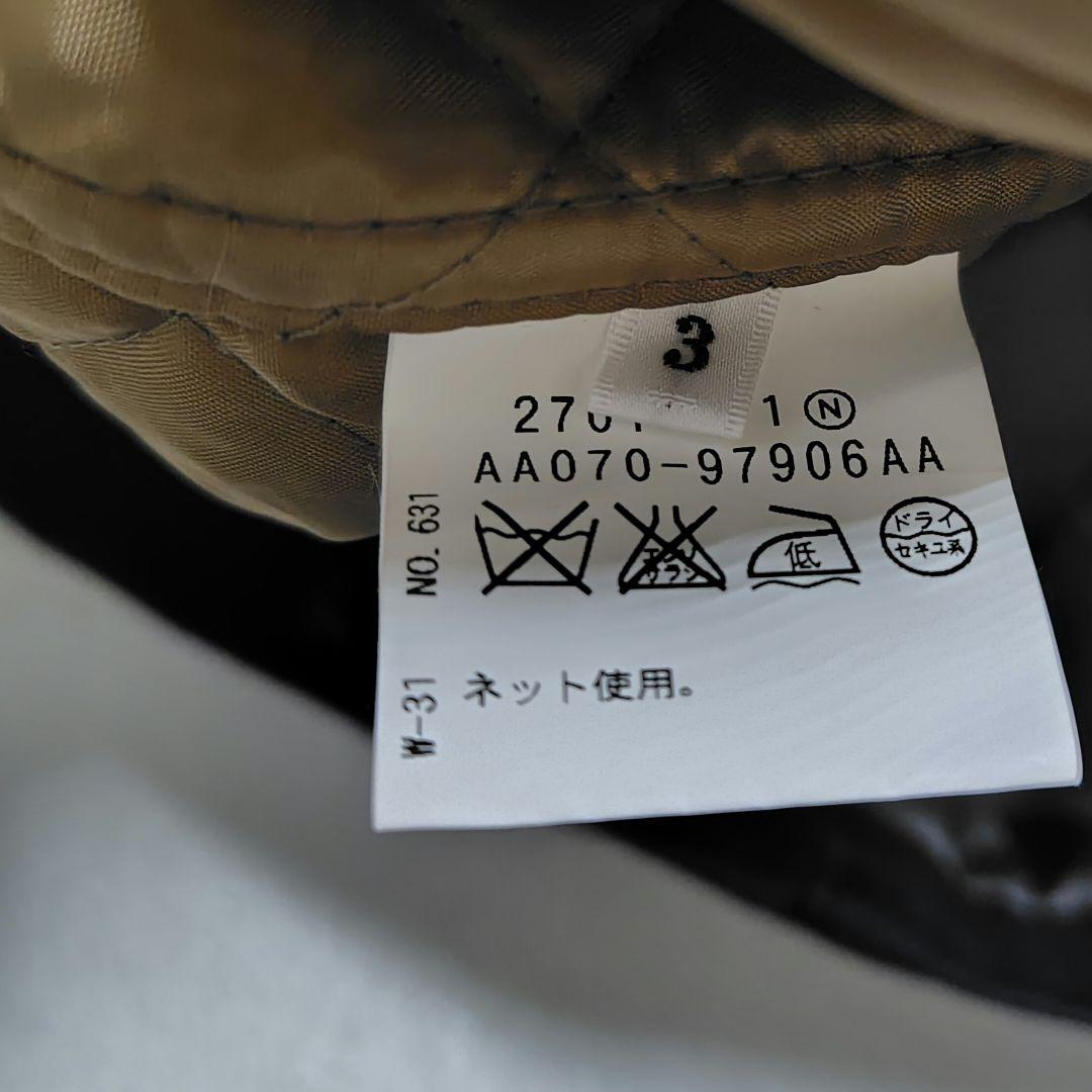 極美品　タケオキクチ　2way　ステンカラー　ライナー付き　ヘリンボーン　L