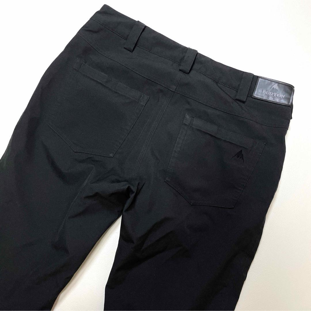 6711 【美品】バートン　パンツ　メンズ　無地　ブラック　スノボウェア