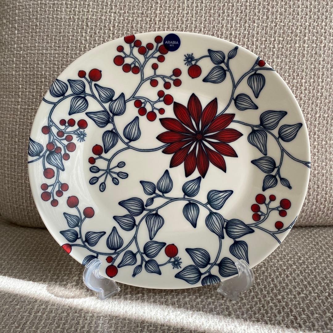 アラビア　ルノ　フロストベリー　オーバルプレート