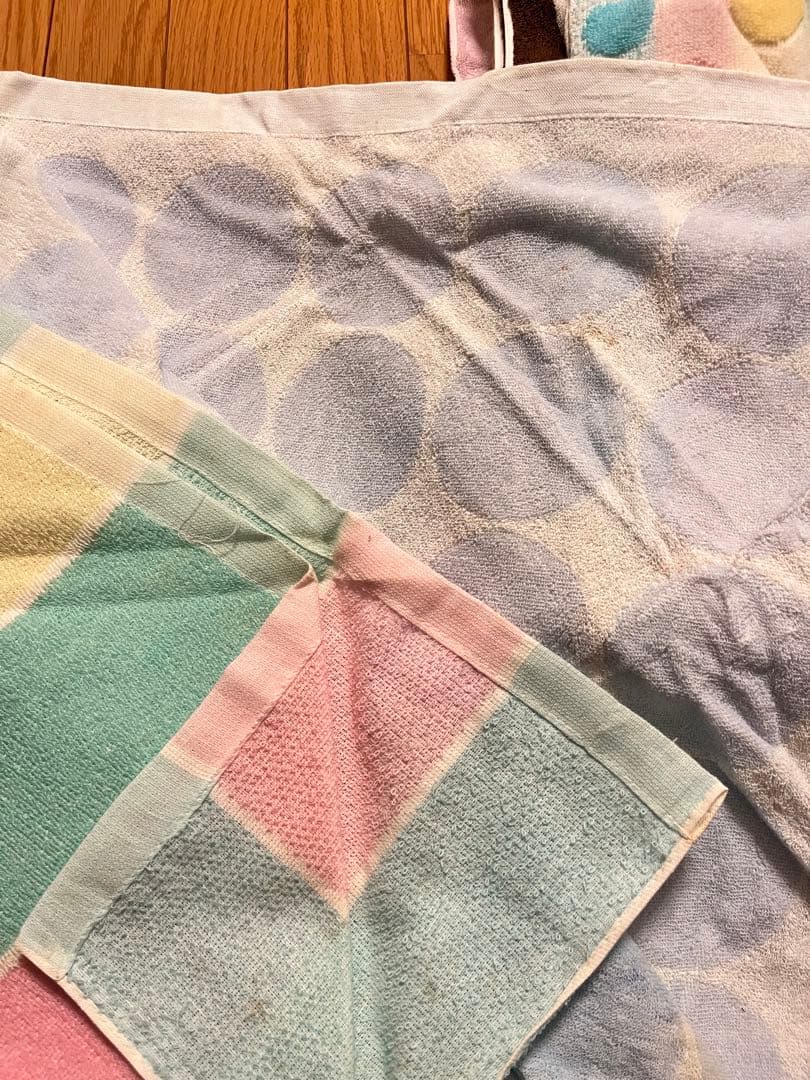 昭和レトロ　バスタオル　11箱12枚　大量　まとめ売り　レトロポップ 当時物