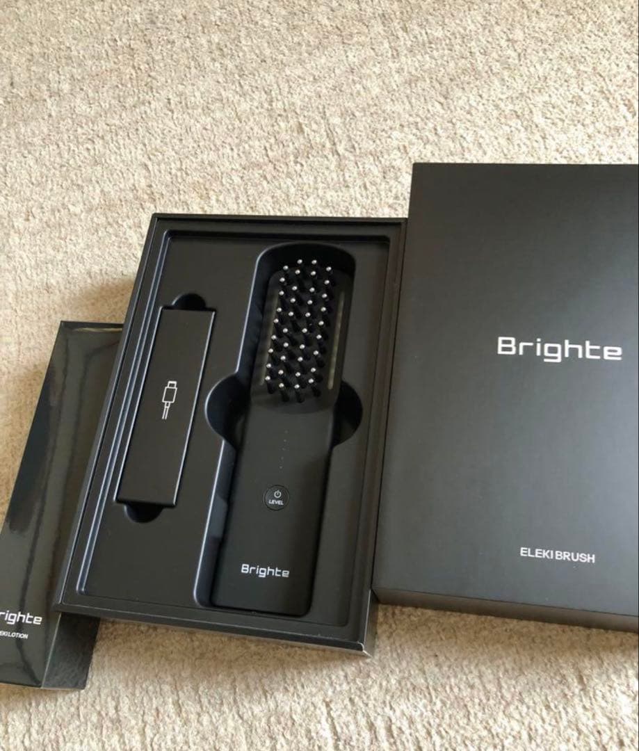 【動作確認のみ】Brighte ELEKIBRUSH 美顔器 エレキブラシ